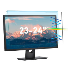 SOPPY 23-24 inch Universal Blue Light Blocking Screen Protector Panel for Desktop Monitors, Anti UV and Blue Light Screen Filter for Monitors, Frame