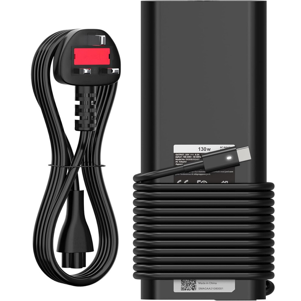 New For Dell 130W Charger Usb C Compatible With Dell Xps 15 17 2In1 9575 9500 9510 9520 9530 9700 9710 9720 9730,Precision 5570 5560 5550 5530 5760 5 7327510007699