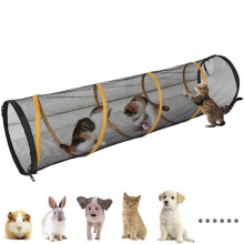 ITENT Cat Play Tunnel for Indoor and Outdoor, Cat Play House, Cat Enclosures Easy to Connect with Cat Tent with Two Zipper Doors Outside Cat Enclosure