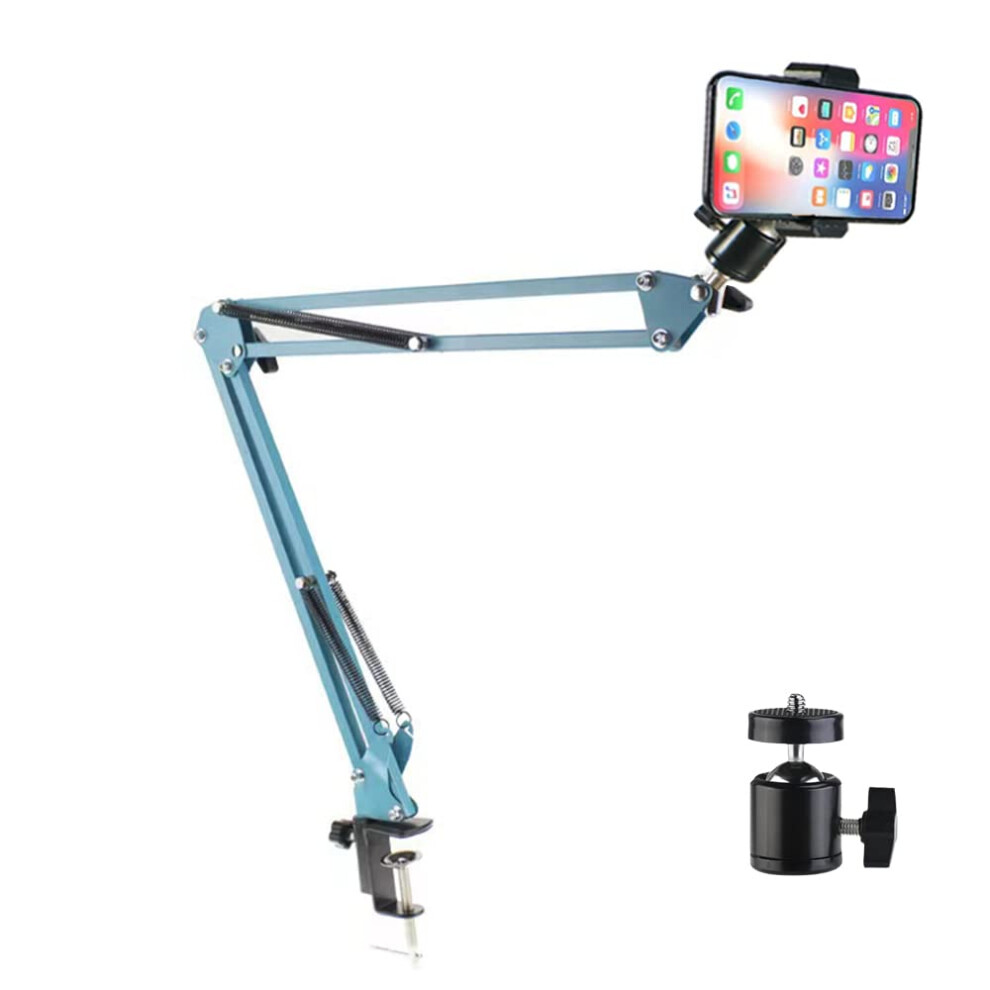 Yiyant Overhead Tripod Mount Articulating Arm, Cell Phone Holder, Video Webcam Stand, Lazy Desk Clamp Table Desktop Suspension Scissor Stand Accessor 1362542893007