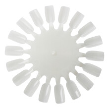 10 X Nail Art Tips Gel Acrylic Display Practice Wheel