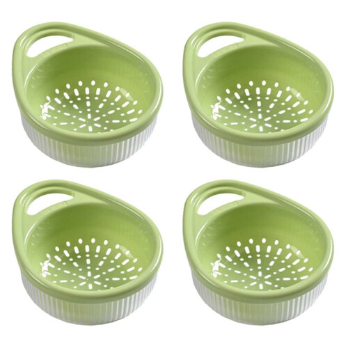 Hollow Drain Basket Kitchen Multifunctional Double-Layer Fruit and Vegetable Portable Basket Kitchen Storage B
