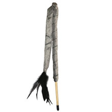 Rosewood Jolly Moggy 100% Natural Catnip Long Tail Teaser, Cat Toy – Interactive Feather Teaser with Natural Catnip for Stimulating Play and