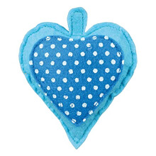 TRIXIE Valerian heart for cats - encourages cats to play - with bell - made of felt and fabric - 11 cm - different colours - random selection - 1 pc -