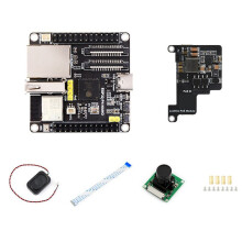 Placa de Desarrollo ESP32-P4- + Módulo POE + Cámara + Kit de Altavoz RISC-V de Doble Núcleo WiFi6 Bluetooth5/BLE Puerto Ethernet RJ45 de 100 M