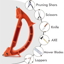 3-in-1 Multifunctional Outdoor Sharpener for Knives, Scissors, and Axes - Portable and Handy
