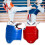 Adjustable Taekwondo Chest Protector with Double-Sided Color for Training and Competition  M[140-160] 3
