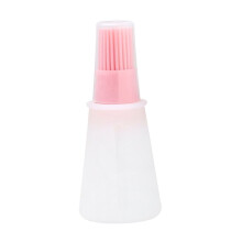 Cepillo Silicona para Botellas Aceite,Dispensador Aceite,Botella con Cepillo para Barbacoa,Cepillo para Untar Alta Temperatura,Herramientas Cocina