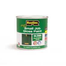 RUSTINS Small Job Gloss Paint Buckingham Green 250ml