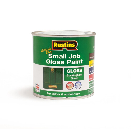Rustins RUSTINS Small Job Gloss Paint Buckingham Green 250ml
