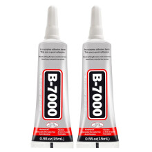 B7000 Glue Super Glue Transparent Paste Adhesive Multi-Function Repair Glues Suitable for Phone Jewelry Glass Wood Metal Fabric (2X15ML)