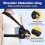 Abducted Shoulder Sling Immobilizer, Padded Rotator Cuff Support Brace with Removable Abduction Pillow and Exercise 3