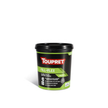 Toupret Fill‑Flex - Flexible & Crack‑Resistant Interior Filler for Tough Surfaces - Elastic Compound for Cracks, Movements & Control Joints - Easy