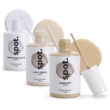 spot. Touch-Up Paint - Matt Finish, Quick Drying, Perfect for Cabinets, Walls, Windows, Doors, and Furniture Repair, 3 Colour Kit Matches 90% of Surf