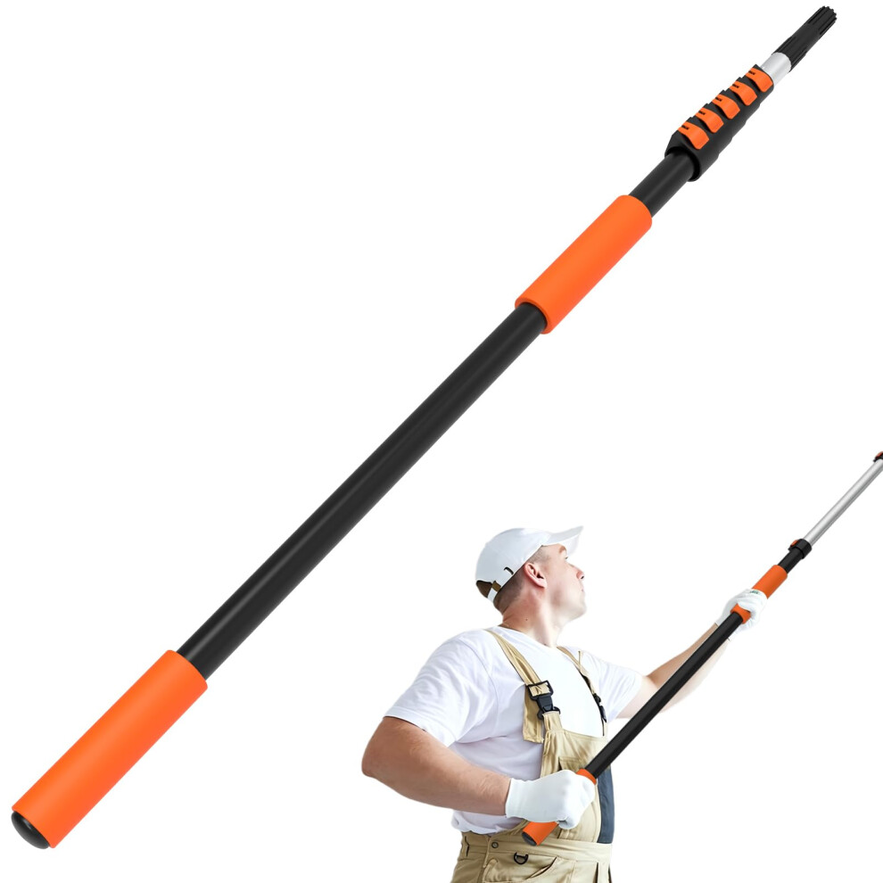 Sisupassie 7.2M Paint Roller Extension Pole, Professional Telescopic Pole For Paint Roller, Multi-Purpose Long Roller Extendable Pole For Painting, D 5392295466834