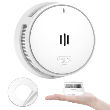 Smoke Alarm, 10 Years Battery, Smoke Alarms for Home, Fire Alarm with Mute Remotely Function,Big Test/Silence Button Smoke Alarms, Conforms EN14604,