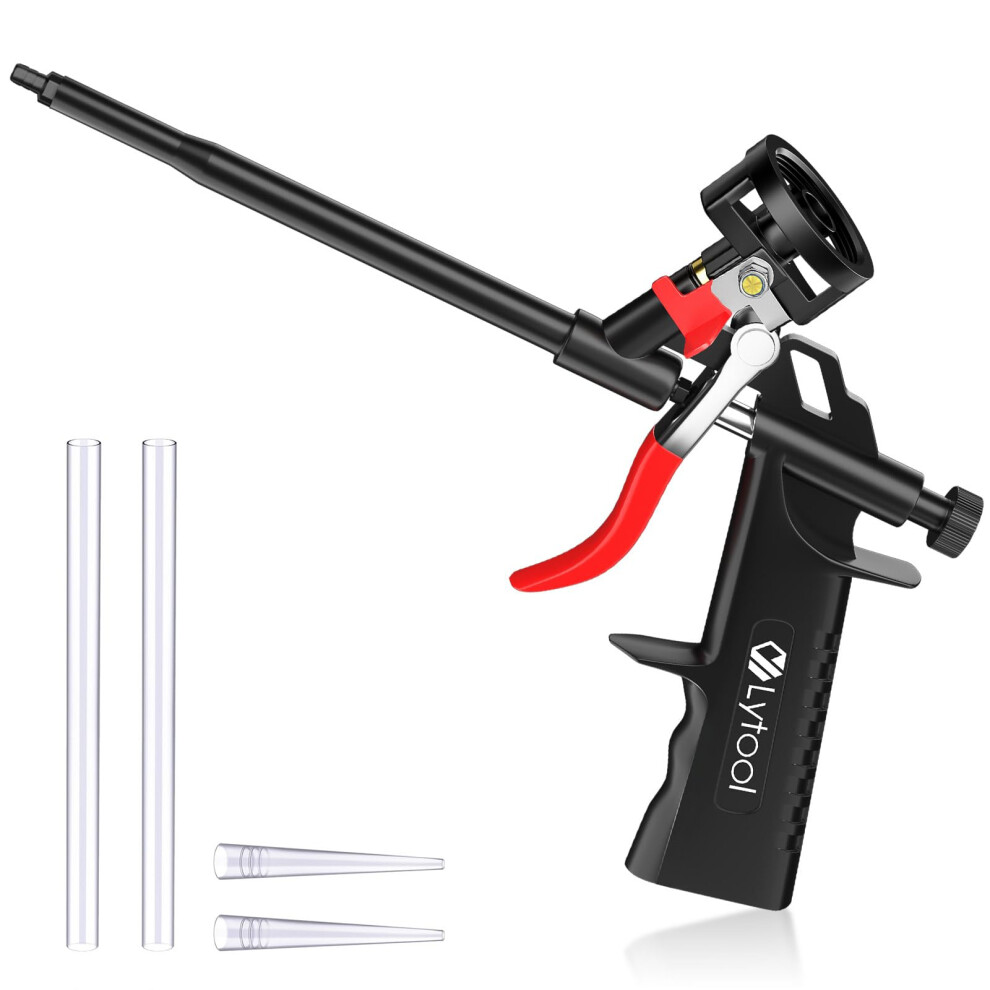 Foam Gun, Lytool Pu Expanding Foam Gun Professional Foam Dispensing Guns, Needn't Cleaner Foam Gun Suitable For Caulking, Filling, Sealing 6039466939177
