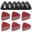 156Pcs Multi Tool Sanding Pad Kit, 6Pcs Triangle Sanding Pads, 150Pcs multitool sanding pad, 40/60/80/120/180/240 Grits Hook & Loop Multitool Sandpap 1