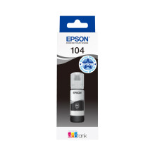 Epson EcoTank 104 Black Genuine Ink Bottle, Amazon Dash Replenishment Ready