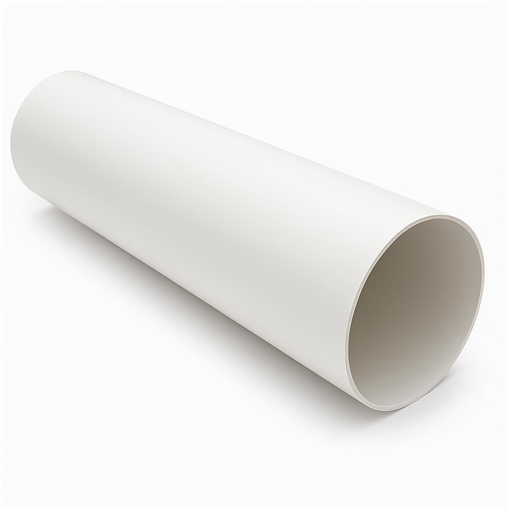 Fantronix 150Mm X 500Mm Rigid Plastic Duct Tube Â Round Vent Pipe For Ac Units, Extractor Fans & Ventilation Systems 4760885705266