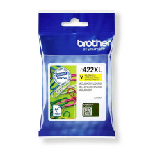 Original Brother LC-422XLY Yellow Ink Cartridge 1,500 Pages for MFC-J5340DW, MFC-J5345DW, MFC-J5740DW, MFC-J6540DW, MFC-J6940DW