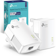 TP-Link TL-PA717KIT AV1000 Powerline Starter Kit, 1-Port Gigabit Powerline Network Adapters, HomePlug AV2, Speed up to 1000Mbps, Ideal for HD/3D/4K V