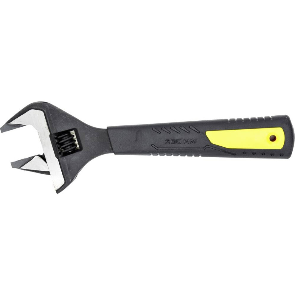 C.k Tools Slim Jaw Adjustable Wrench 200Mm For Electricians, Swa Glands & Locking Nuts, 2.5Mm Angled, 39Mm Capacity, 15 Offset Head, Chrome Vanadium 3105037239120