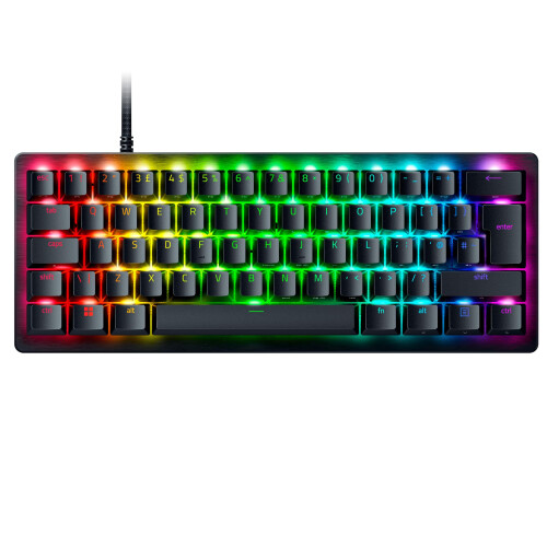 Razer Razer Huntsman V3 Pro Mini - 60% Analog Optical Esports Gaming-Keyboard - Snap Tap - Rapid Trigger Mode - Quick Onboard Adjustments - Multi-function