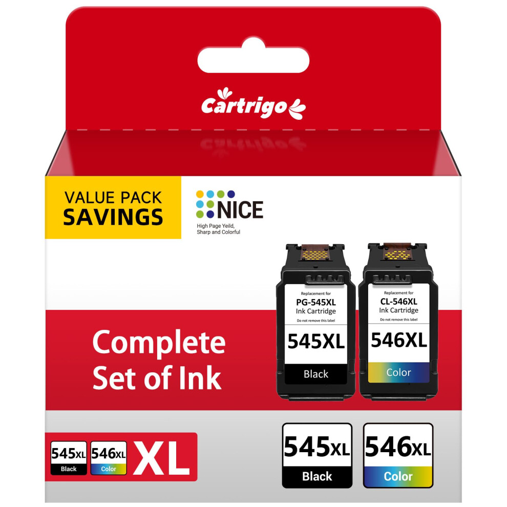 545 546 Ink Cartridges Replacement For Canon Ink Cartridges 545 546, 545XL 546Xl Pg-545Xl Cl-546Xl For Pixma Ts3350 Ts3150 Ts3300 Ts3400 Ts3100 Mg255 Black 6430497492509