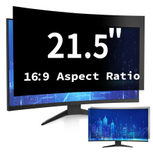 DEJIMAX 21.5 Inch Computer Privacy Screen Filter for 16:9 Widescreen Monitor, Anti Glare and Blue Light, PC Monitor Screen Privacy Shield,21.5 inch A