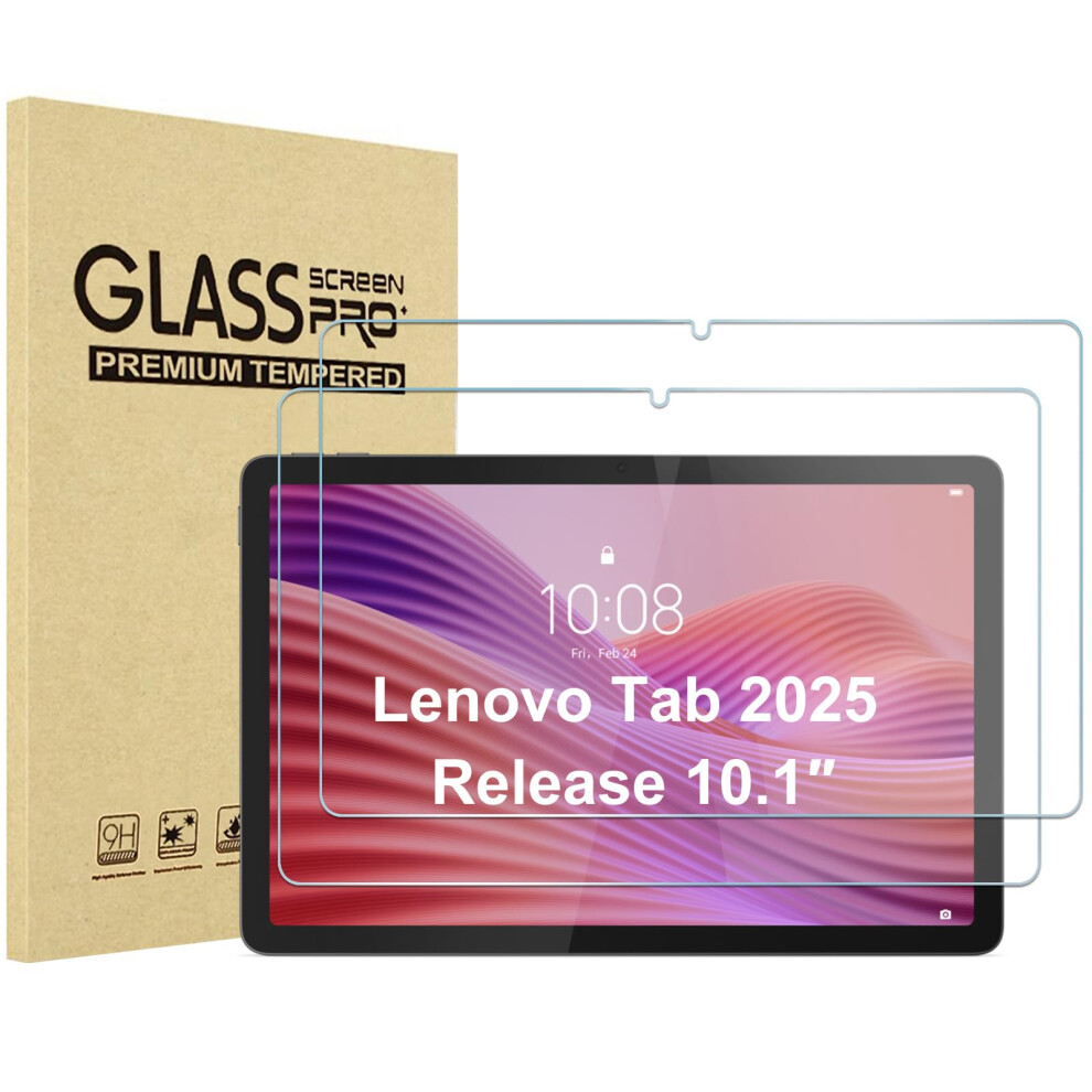 Procase 2 Pack Screen Protector For Lenovo Tab 10.1 Inch 2025 Tb311fu/Tb311xu, Tempered Glass Film Guard For Lenovo Tab 10.1" 2025 Release 6975380585857