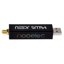 Nooelec RTL-SDR v5 SDR - NESDR SMArt HF/VHF/UHF (100kHz-1.75GHz) Software Defined Radio. Premium RTLSDR w/ 0.5PPM TCXO, SMA Input & Aluminum Enclosur