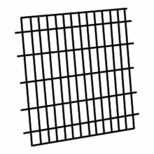 MidWest Homes for Pets Dog Crate Divider Panel for 137 cm Crates, Adjusts Living Space, Fits MidWest Cage Model 1154U, Black E-Coated, Model 1154UDP