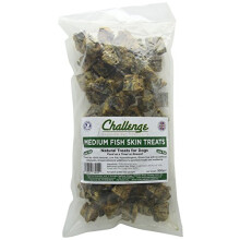 Challenge Jerky Fish Skin Dog Treats Cube, Small, 1 Kg