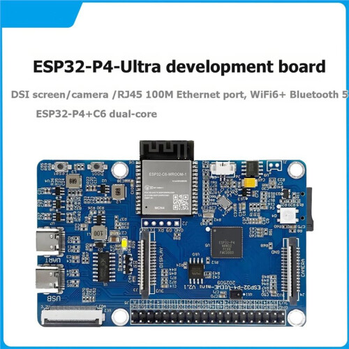 ESP32-P4-Module Ultra High-Performance Development Board, Based  ESP32-P4 and ESP32-C6 Wi-Fi 6 and  5/BLE 1