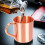 Pure Copper Moscow Mule Mug Solid SläT Utan Innerfoder för Cocktail Kaffe ÖL MjöLk Vattenkopp Hemmabar Dryckesartiklar Cool 2