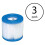 3Pcs Pool Filter Cartridges 89x79x45Mm Replacement Swimming Pool Filter for Pool Filter Pump Cleaner 2