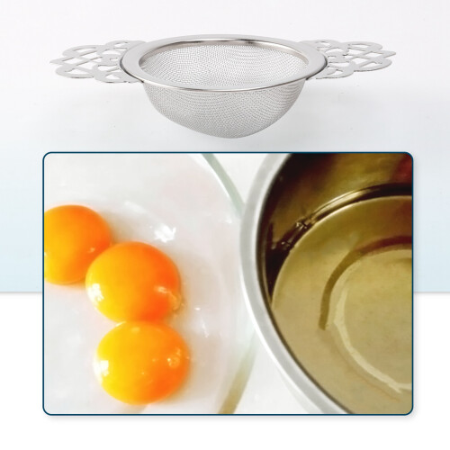 Tea Strainers with Drip Bowls (2-Pack); Elegant Stainless Steel Loose Leaf Tea Strainers 2