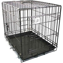 Dog Life Dog or Puppy Crate, 107 x 69 x 78 cm, black