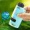 60-120X Pocket Microscope with 12 Specimens with LED Light Handheld Microscope Kit Outdoor Educational Science White 9