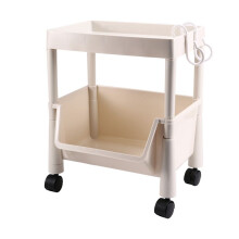 Movable Bookshelf Storage Rack Children'S Toy Storage Rack Multi-Layer Household Trolley B