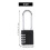 2 Pack Outdoor Combination Padlock Long Shackle Lock 6.5cm Shackle Waterproof 4 Digit Resettable Combination Lock 6
