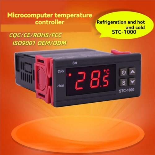 STC 1000 LED Digital Thermostat for Incubator Temperature Controller Thermoregulator Relay Heating Cooling 24V