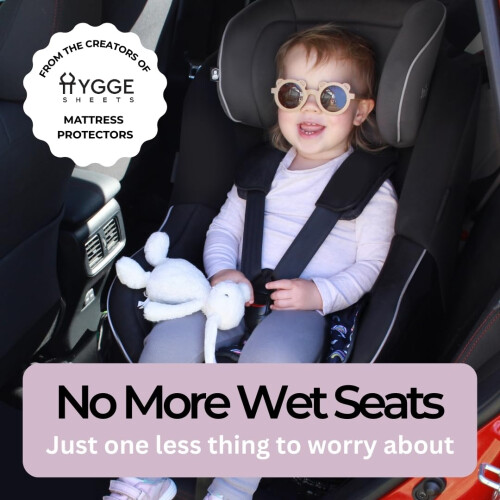 Hygge Sheets Car Seat Protector for Potty Training | Rainbow 1