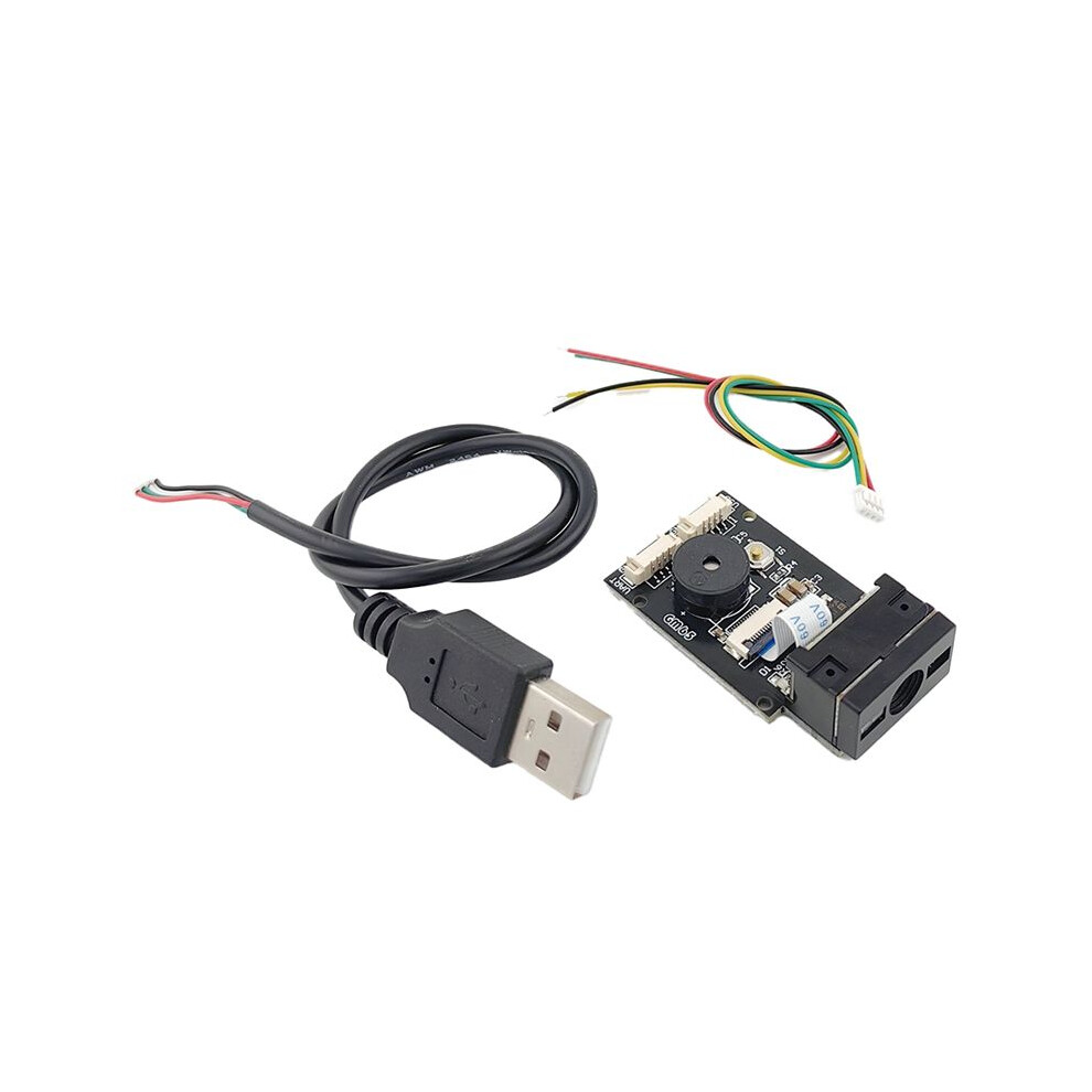 New Gm65 Usb Wired Barcode Scanner 1D 2D Bar Code Reader Qr Code Reader Module Cmos Buzzer For Reminding With Cable Uart 4711587023677