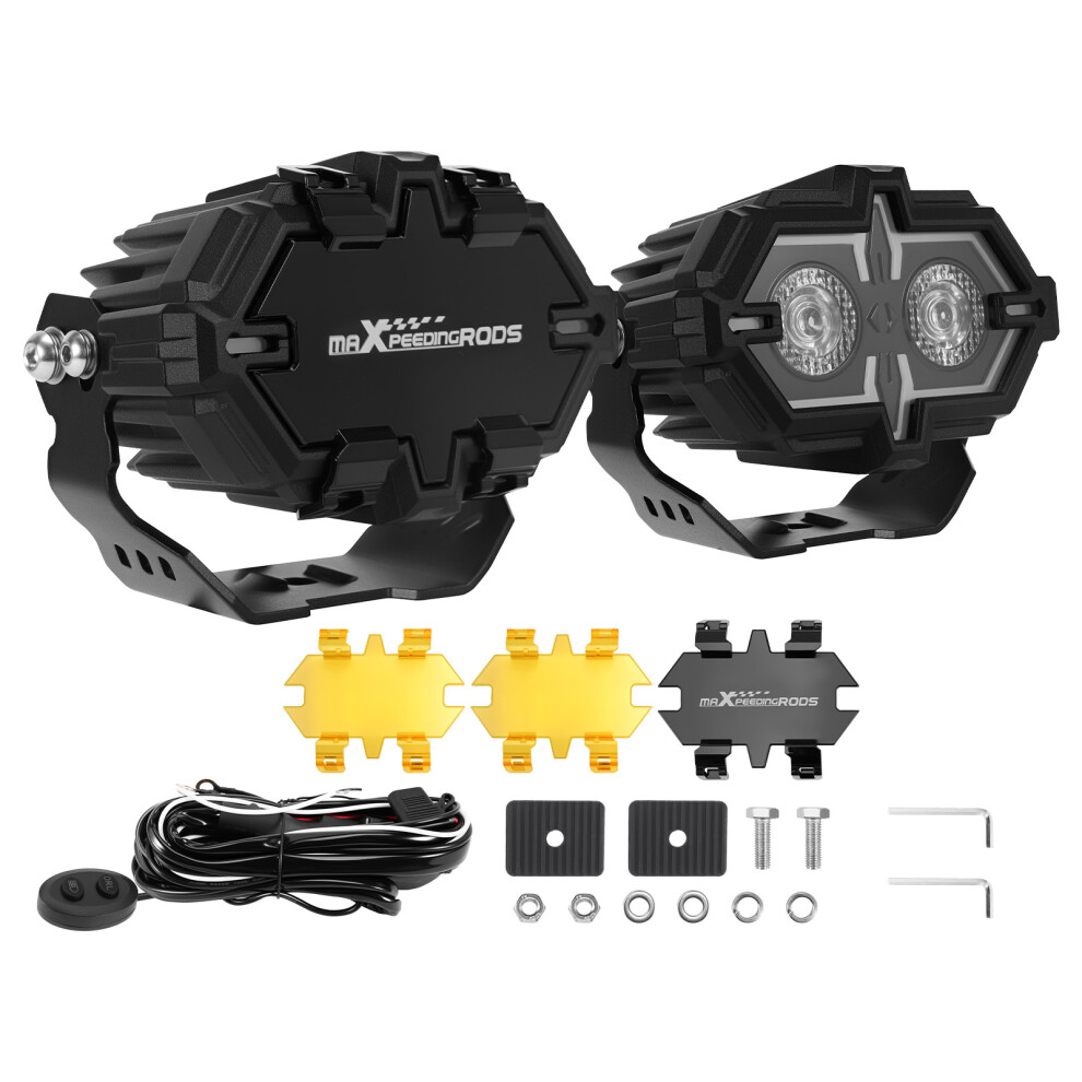 Led Auxiliary Driving For 4X4 Off-Road Vehicles Truck 108W / Drl Light/White/Amber 6941503313546