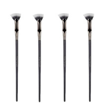 Scalloped Lash Brush, Fan Brush for Lashes Eyelash Separator Tool, Eyelash Comb for Upper Lower Eye 4pcs