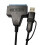 2X Cavo Adattatore per Disco Rigido TypeC+USB 3.0 A , Convertitore per Disco Rigido Mobile da 2,5/3,5 Pollici 6