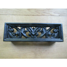 Acanthus Pattern Air Brick Black Antique