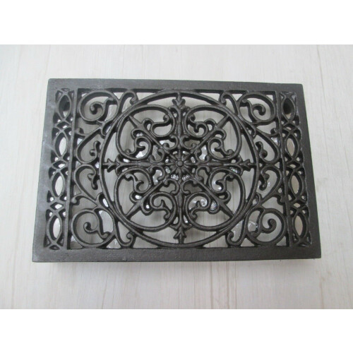 9" x 6" Ornate Decor Air Brick Vent Antique Iron